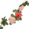 vidaXL Christmas Flower Garlands 6 pcs Spring Rose 250 cm
