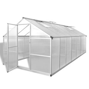 vidaXL Greenhouse Reinforced Aluminium 10.53 m&sup2;