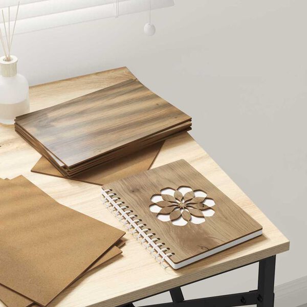 vidaXL Decor Panels 12 pcs Artisan Oak 15 x 21 x 0.27 cm