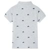 Kids' Polo Shirt  Grey Melange 116