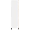 vidaXL Refrigerator Cabinet Lyon Smoked Oak 60x57x207 cm Engineered Wood