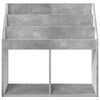 vidaXL Kids Bookshelf with Storage Concrete Grey 72.5 x 29.5 x 69 cm