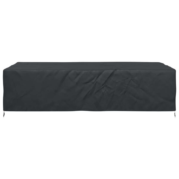 vidaXL Outdoor Furniture Cover Black 315 x 180 x 74 cm 600D