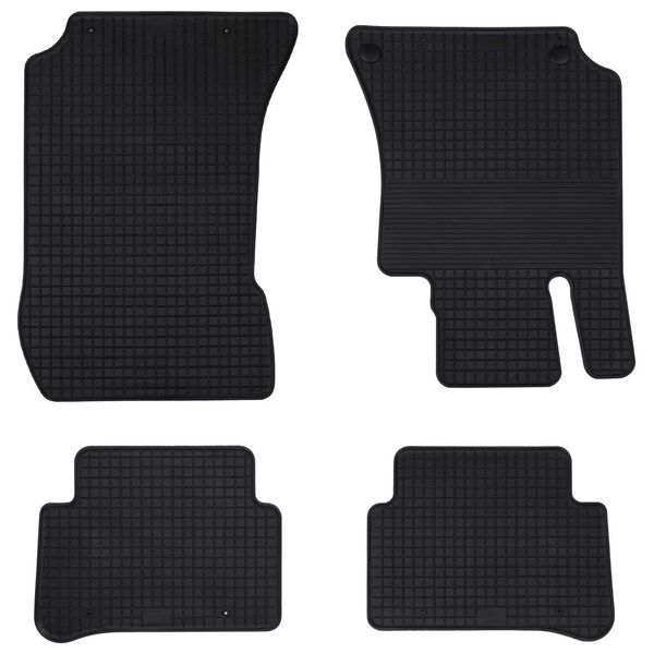 vidaXL Car Mat 4 pcs Black suitable for MERCEDES E 2009-2016 Rubber