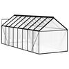 vidaXL Greenhouse with Base Frame Anthracite Aluminium 9.31 m²