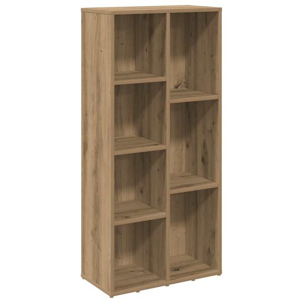vidaXL Book Cabinet Artisan Oak 50x25x104 cm