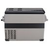 vidaXL Cool Box with Handle Black and Grey 55 L PP & PE