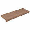 vidaXL Stair Mats 30 pcs 65x21x4 cm Brown Rectangular Edge