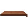 vidaXL Window Sill Brown Wood 80 x 45 x 4.5 cm PVC