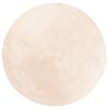 vidaXL Rug HUARTE Short Pile Soft and Washable Beige &Oslash; 80 cm