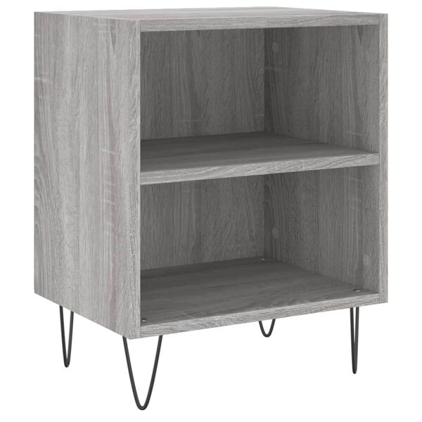 vidaXL Bedside Cabinets 2 pcs Grey Sonoma 40x30x50 cm Engineered Wood