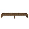 vidaXL Bed Frame without Mattress Honey Brown Solid Wood 75x190 cm Small Single