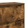 vidaXL Storage Cabinet Smoked Oak 60 x 48 x 81 cm Engineered Wood