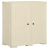 vidaXL Plastic Cabinet 79x43x85.5 cm Wood Design Angora White