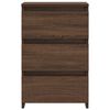 vidaXL Bed Cabinets 2 pcs Brown Oak 40x35x62.5 cm Engineered Wood
