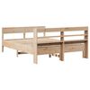 vidaXL Bed Frame without Mattress 120x190 cm Small Double Solid Wood Pine