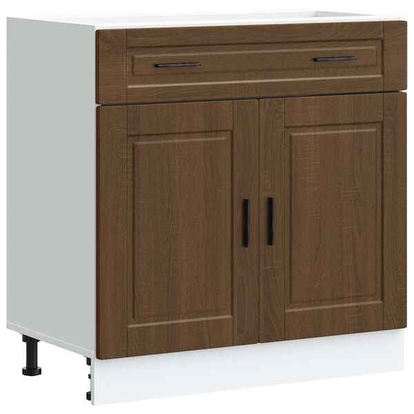 vidaXL Kitchen Base Cabinet&nbsp;Porto Brown Oak Engineered Wood