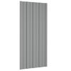 vidaXL Roof Panels 12 pcs Galvanised Steel Grey 100x45 cm