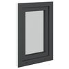 vidaXL Basement Window "RISOR" 50x75 cm Tilt&Turn DIN Left Anthracite