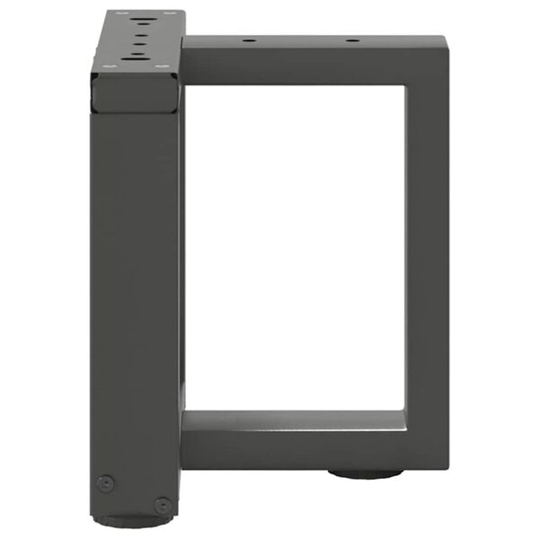 vidaXL Coffee Table Legs T-Shaped&nbsp;2 pcs Anthracite 30x25x(30-31) cm Steel