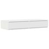vidaXL Bed Drawers White 100 x 36.5 x 16.5 cm Engineered Wood