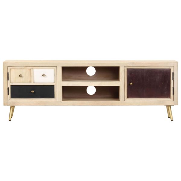 vidaXL TV Cabinet 120x30x40 cm Solid Mango Wood