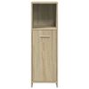 vidaXL 4 Piece Bathroom Furniture Set Sonoma Oak Engineered Wood