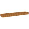 vidaXL Garden Raised Bed 482x100x36 cm Corten Steel