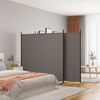 vidaXL 4-Panel Room Divider Anthracite 698x180 cm Fabric