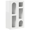 vidaXL Sideboard ELST High Gloss White 59 x 35 x 100.5 cm