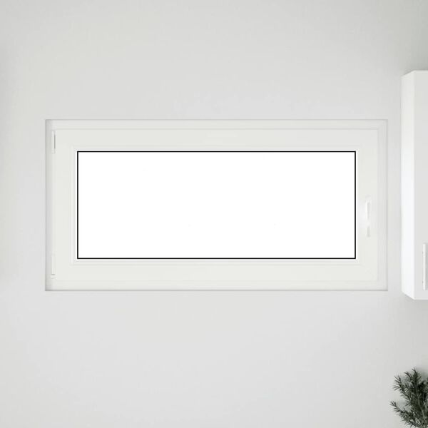 vidaXL Basement Window "RISOR" 120x60 cm Tilt&Turn DIN Left Anthracite