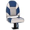 vidaXL Boat Seat with Pedestal 360&deg; Rotatable
