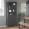 vidaXL Top for Highboard VIKEN Anthracite Grey Engineered Wood