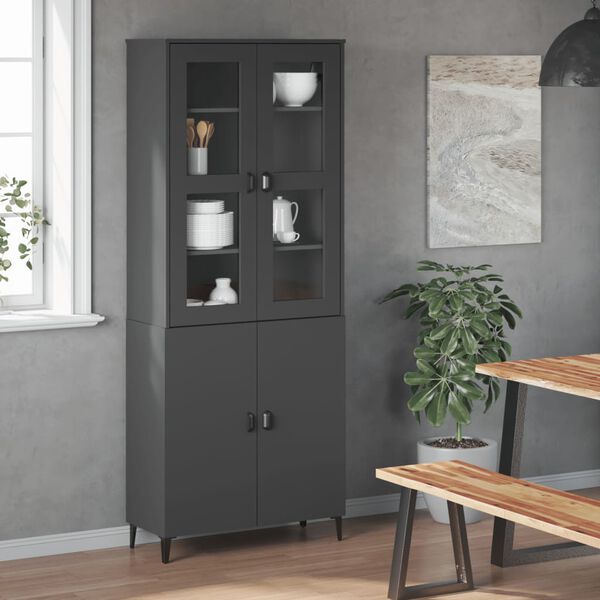 vidaXL Top for Highboard VIKEN Anthracite Grey Engineered Wood