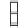 vidaXL Kitchen Storage with Shelf Silver 30 x 50 x 92 cm Steel