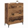 vidaXL Sideboard Old Wood 69.5 x 34 x 90 cm Engineered Wood and Iron
