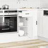 vidaXL Kitchen Base Cabinet Porto White Engineered Wood