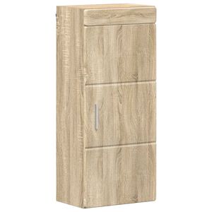 vidaXL Bathroom Wall Cabinet TULUM Sonoma Oak 37 x 24.5 x 86 cm