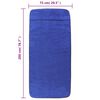 vidaXL Beach Towels 2 pcs Royal Blue 75x200 cm Fabric 400 GSM