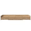 vidaXL Bed Frame with Drawer Artisan Oak 80 x 200 cm Engineered Wood