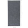 vidaXL Dirt Trapper Carpet Runner 100x200 cm Grey