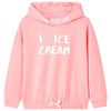 Kids' Hooded Sweatshirt Bright Pink 116