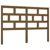 vidaXL Bed Headboard | Honey brown | Solid wood pine | 146 x 4 x 100 cm