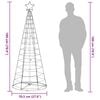 vidaXL LED Christmas Tree 200 LEDs Cold White 180 cm