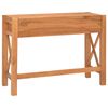 vidaXL Desk with 2 Drawers 100x40x75 cm Teak Wood