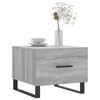 vidaXL Coffee Table Grey Sonoma 50x50x40 cm Engineered Wood