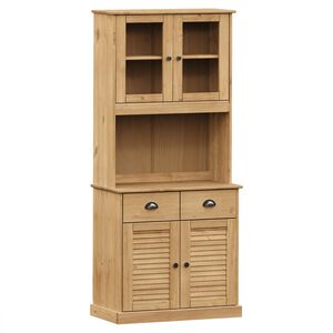 vidaXL Highboard VIGO 78x40x175 cm Solid Wood Pine