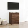 vidaXL TV Cabinet Brown Oak 40x35x54 cm Engineered Wood