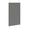vidaXL Pleated Blind Anthracite 75x150 cm Fabric Width 74.4 cm Polyester