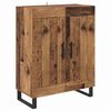 vidaXL Highboard 2 pcs Old Wood 69.5 x 34 x 180 cm